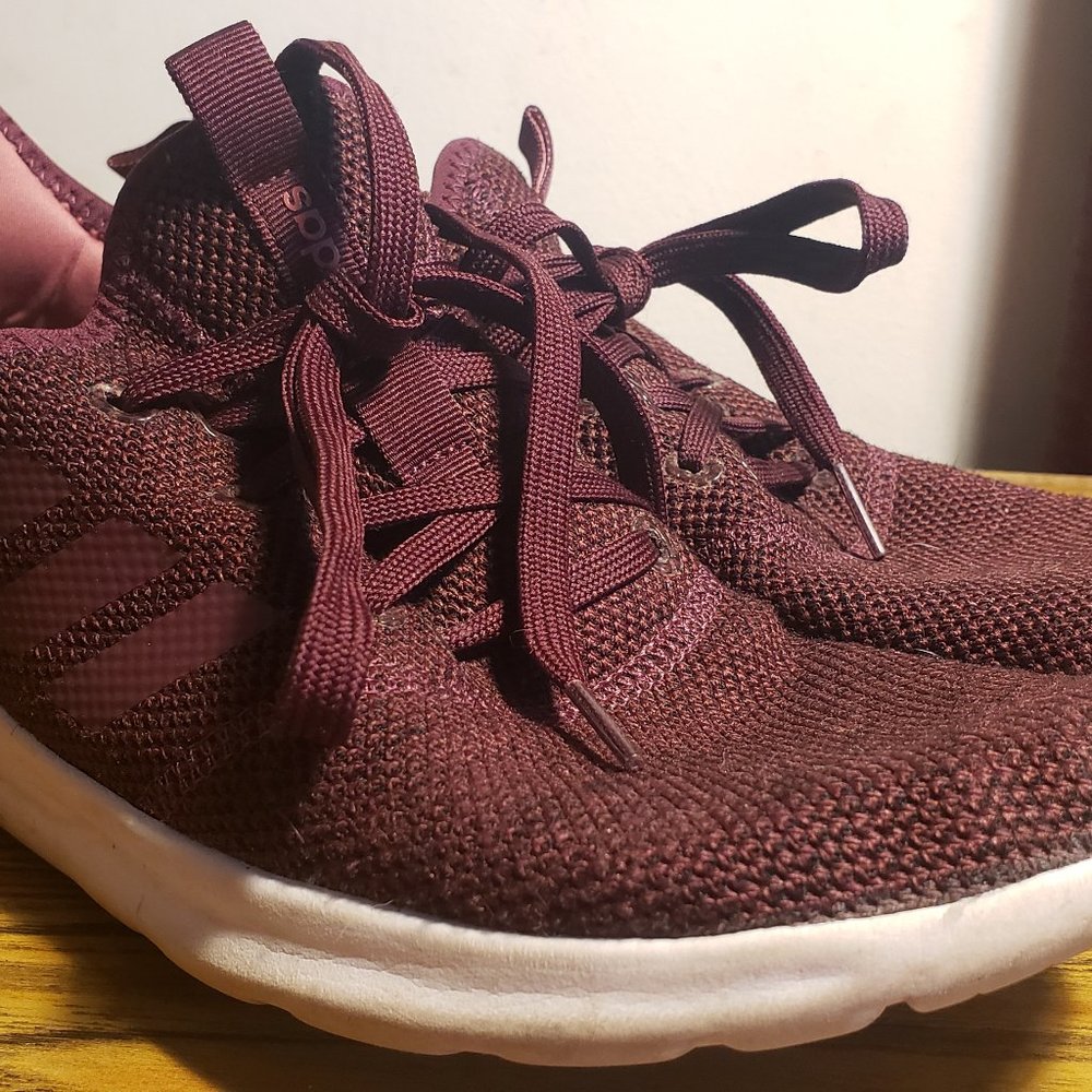 Adidas Cloudform Sneakers - Pure Maroon- US Women’s Size 10 - (B43675)